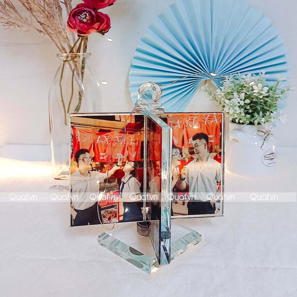 Pha Lê Xoay 4 Cánh LILA - In 4 ảnh