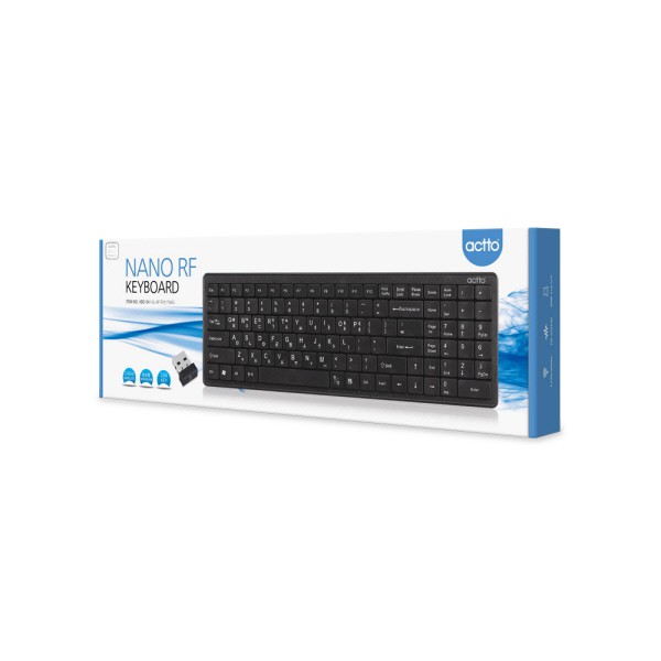 Bàn phím không dây văn phòng Nano RF Keyboard Actto KBD-34 HÀNG NỘI ĐỊA HÀN QUỐC CHÍNH HÃNG | BigBuy360 - bigbuy360.vn