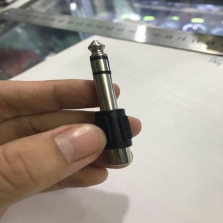 COMBO 2 Jack Chuyển Đầu 6 Ly Ra AV Hoa Sen, giá 1 chiếc (6.5mm đực sang hoa sen cái) | đầu nối jack 6.5 sang rca bông se