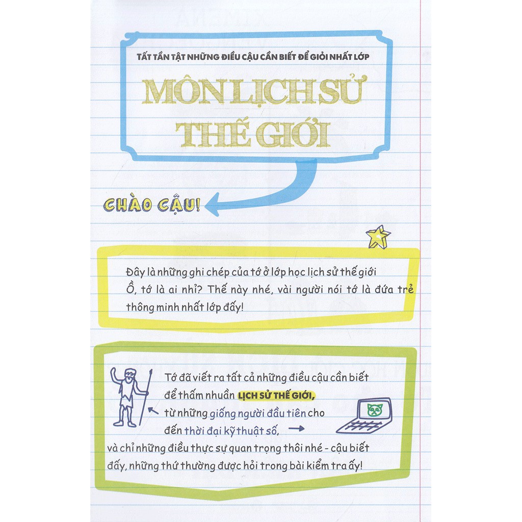 Sách - Trung Đại – Muốn Học Giỏi Lịch Sử Không? Tớ Cho Cậu Mượn Vở - Tập 2 Tặng Bookmark