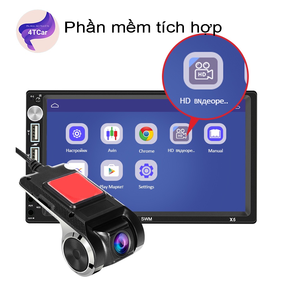 Camera Hành Trình ô tô dành cho màn android  1080 có ADAS, GPS, Lưu Tốc Độ U2 , X7 , X7 Trước Sau,V9 ,V8, T3