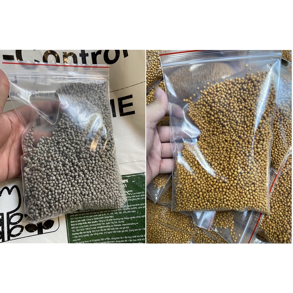 100gram Phân Tan Chậm ( Phân chì Hi Control , Phân vàng Thái Osmocote) 1kg = 120k !