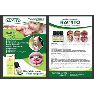 Tinh dầu răng miệng  RAMITO có quà tặng