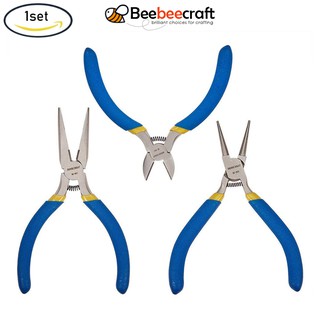 1 Bộ kìm mũi dài đầu tròn chuyên dụng làm đồ trang sức thủ công