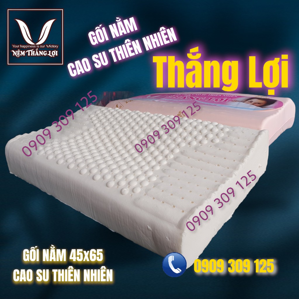 Gối nằm massage thiên nhiên Thắng lợi chính hãng (núm nhỏ) êm mềm