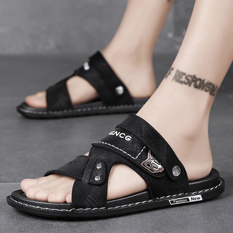 Dép Sandal Đế Mềm Chống Trượt Không Thấm Nước Thời Trang Mùa Hè 2022 Cho Nam