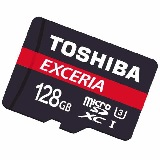 Thẻ nhớ MicroSDXC 128GB Toshiba Exceria U3 hổ trợ Video 4K - BH 5 năm