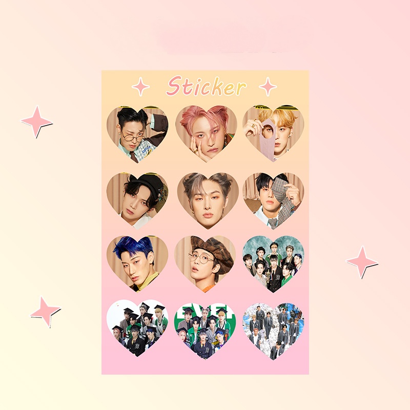 Sticker Trang Trí Hình Nhóm Nhạc Kpop BTS Blackpink