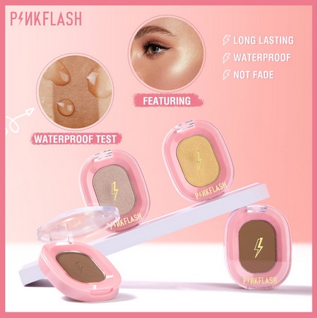 Pinkflash (Hàng Mới Về) Phấn Bắt Sáng Tạo Khối Trang Điểm Tự Nhiên Mềm Mịn | BigBuy360 - bigbuy360.vn
