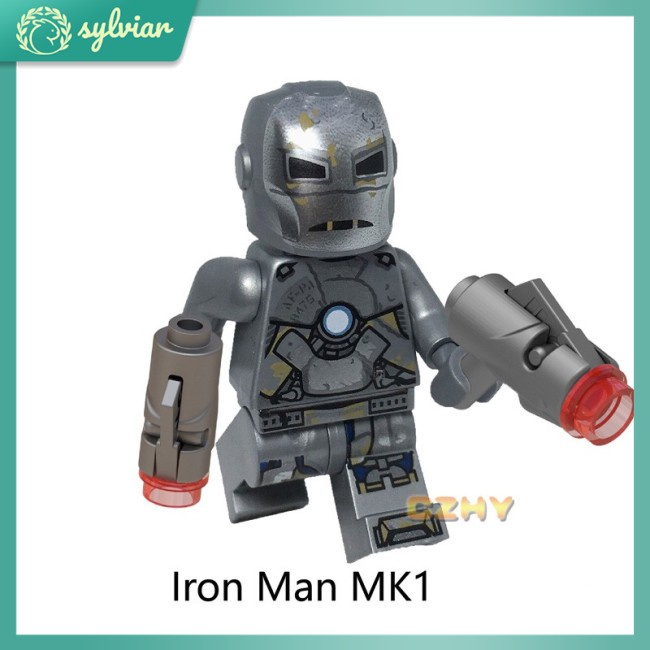 Mô Hình Lego Nhân Vật Siêu Anh Hùng Marvel MK50 MK1 MK5 MK85 MK41
