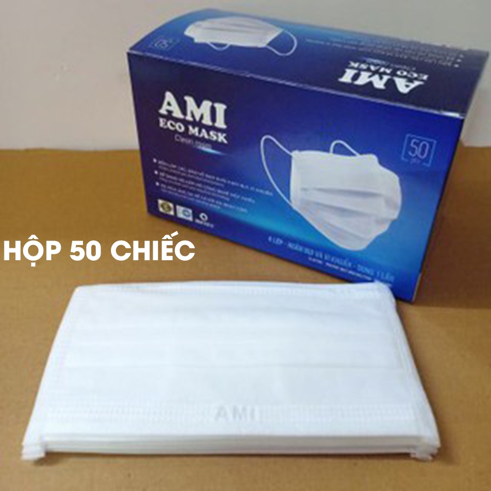 Khẩu trang y tế chính hãng AMI 4 lớp KF94 ngăn bụi kháng khuẩn