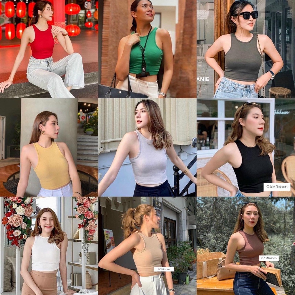 Áo thun ba lỗ trơn vạt bầu MAMY0507201