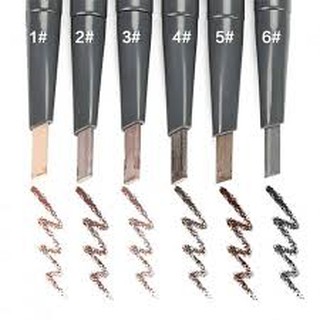 Bút kẻ mày 🌳FREE SHIP🌳 Chì kẻ chân mày 2 đầu Eyebrow Penci không vón cục,không trôi [ kẻ mày]