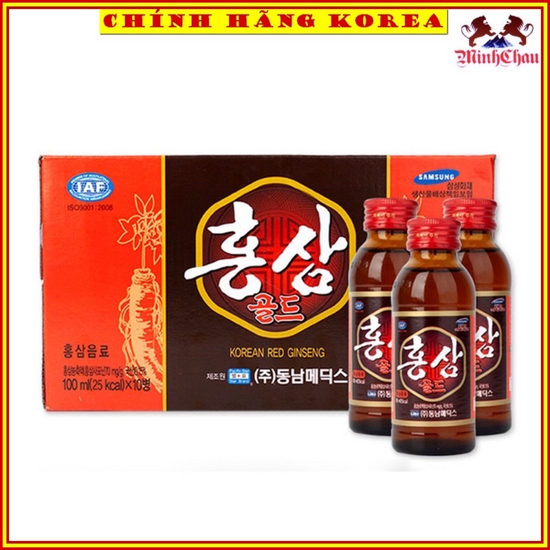 Nước Hồng Sâm Hàn Quốc,Nước sâm chai 100ml [ 1 Chai ], trumsihanghanquoc