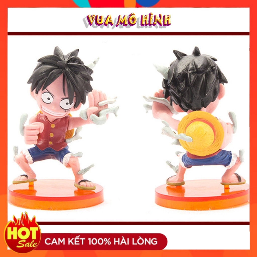 Mô hình One Piece- Mô hình 5 nhân vật Luffy, Crodie, Enel....kích thước 7-10cm ( Có bán lẻ )