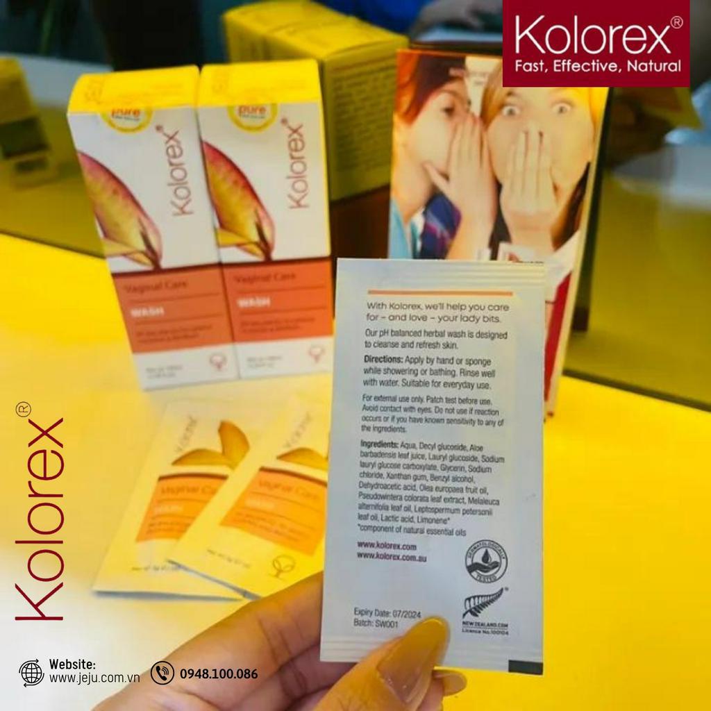 Gel vệ sinh giảm nấm ngứa Kolorex Vaginal Care Wash