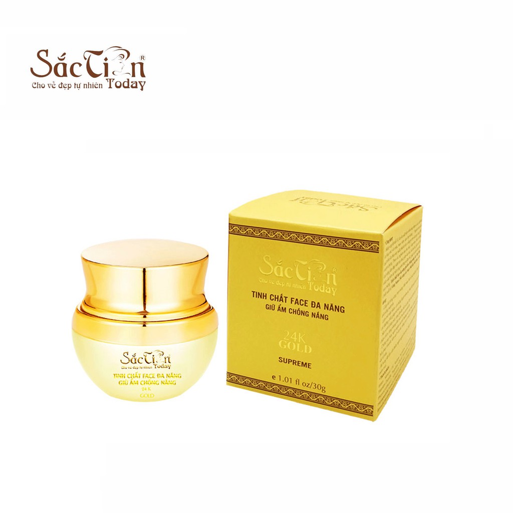 Tinh chất Face đa năng giữ ẩm chống nắng Sắc Tiên Today 30g vàng 24K nâng cơ trẻ hóa, ngăn ngừa tổn thương da