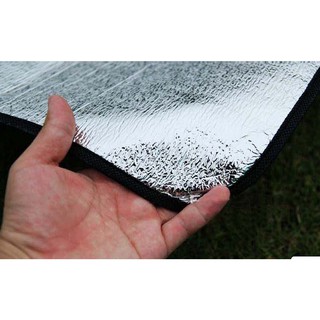 Thảm Chiếu bạc dã ngoại,du lịch ngoài trời, ngủ trưa văn phòng chống nóng cách nhiệt tráng bạc 2 mặt nhẹ nhàng xếp gọn