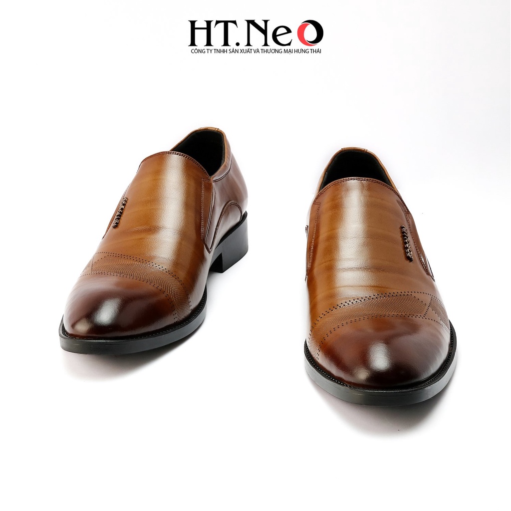 Giày tây nam công sở HT.NEO Da bò chuẩn, đế cao su cực êm ,Mẫu thiết kế sang trọng  và lịch lãm GT156