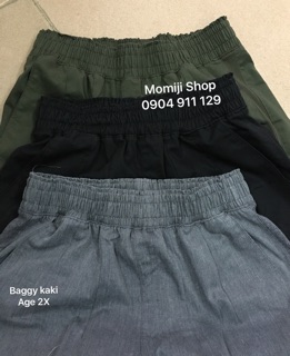 Quần baggy kaki