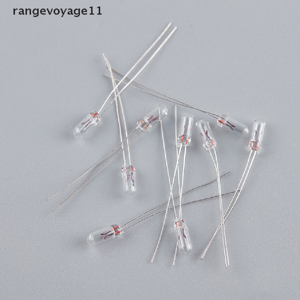 10 Bóng Đèn Sợi Đốt Mini 3 / 4 / 5mm 3 / 6 / 12 / 24V
