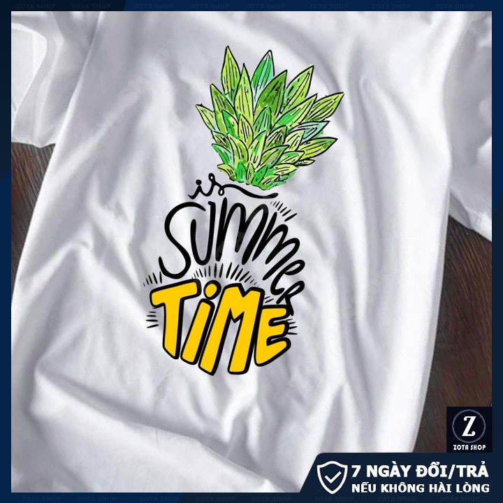 Áo thun nam ngắn tay không cổ chất thun 4 chiều in 3D Summer Time CZ11 | BigBuy360 - bigbuy360.vn