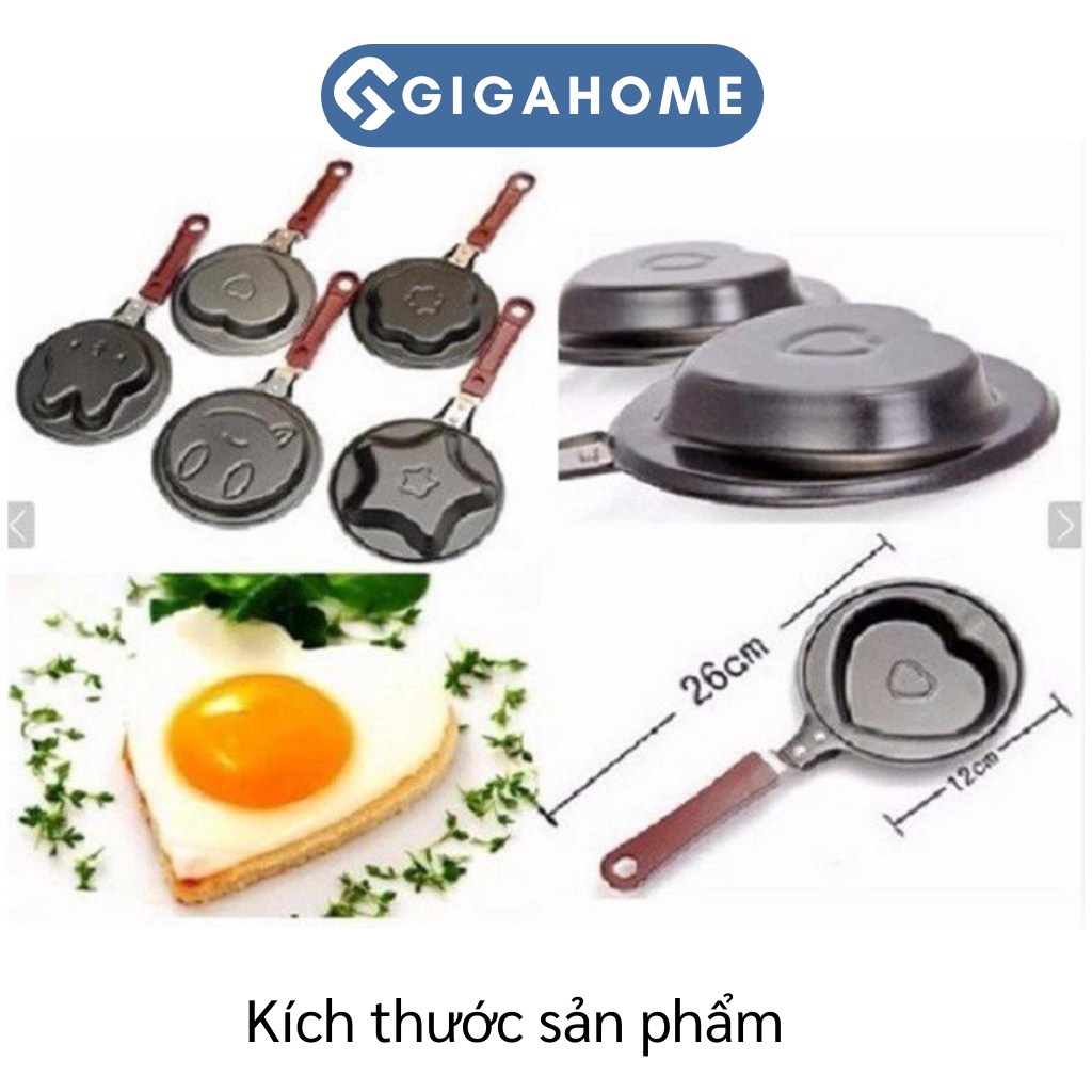 Chảo Chống Dính Chiên Trứng /Mini GIGAHOME Tạo Hình Ngộ Nghĩnh 3177