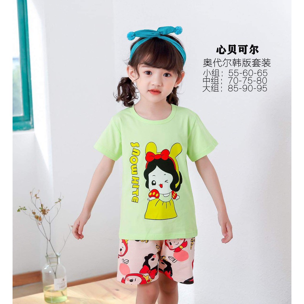 🌺8-33kg🌺 Bộ cotton Quảng Châu xuất hàn cực xinh, đủ size nhí - trung - đại. CHỌN MÀU. BẢNG MÀU BÉ GÁI SỐ 4