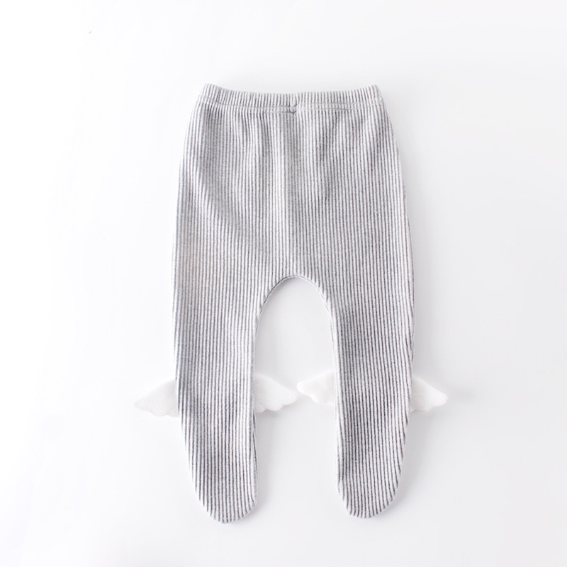 Quần Tất Cotton Đính Cánh Thiên Thần Dễ Thương Thời Trang Thu Đông 2023 Cho Bé