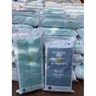 Bỉm Yubest Gold dán/quần nội địa Trung S90/M84/L78/XL72/XXL66