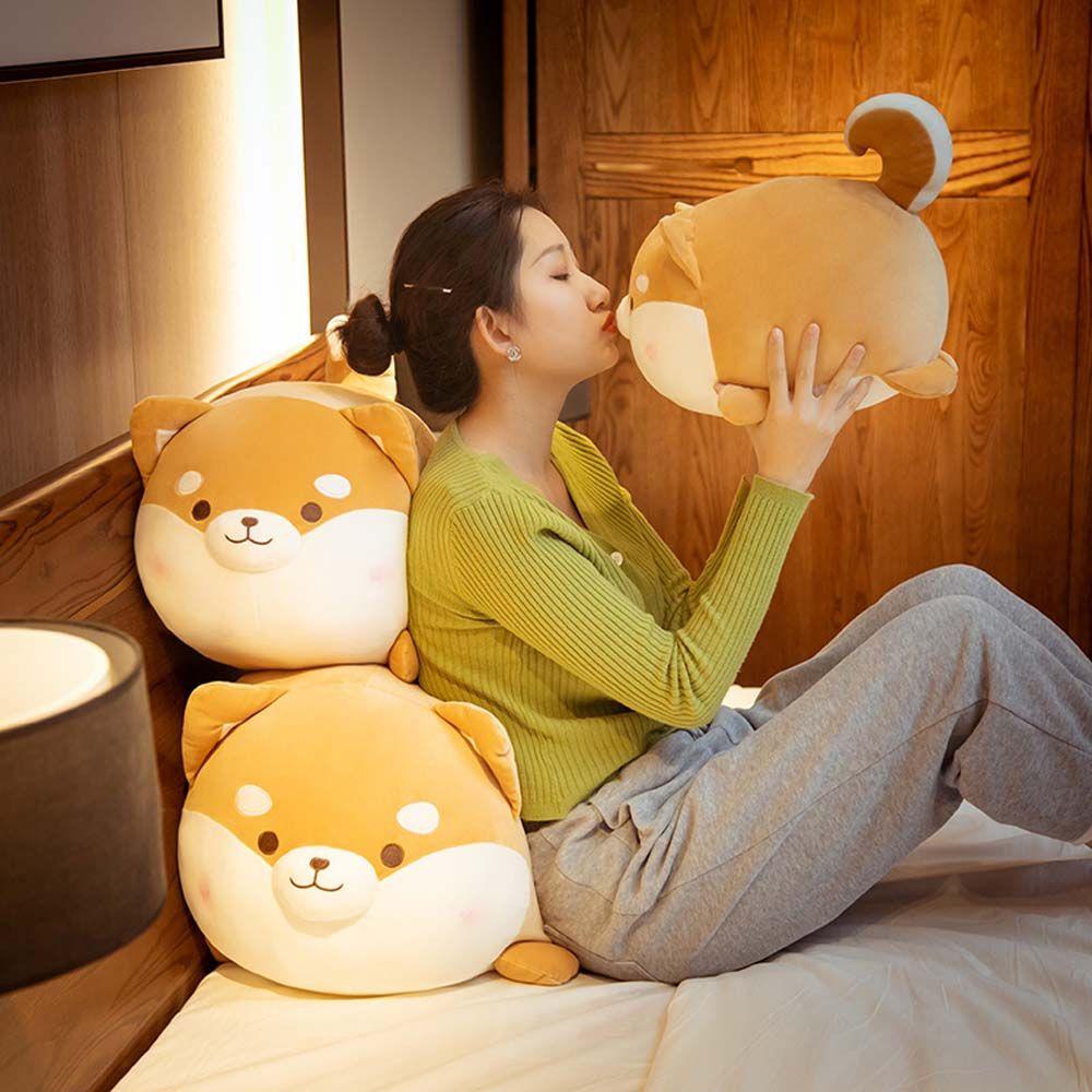 Chó Corgi Nhồi Bông Mềm Mại Đáng Yêu REBUY1