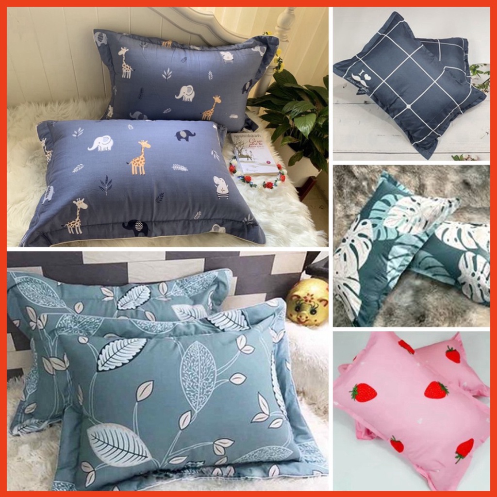 [FREESHIP❤️] Vỏ Gối Poly Cotton Loại 1 ( Chọn mẫu )