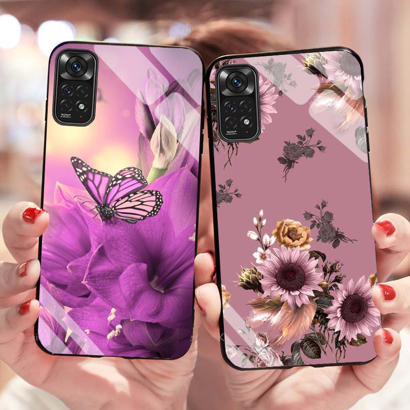 Ốp Lưng Xiaomi Redmi Note 11s, Note 11 4G, Note 11 5G, Note 11 Pro Lưng Kính Cường Lực Mới Nhất