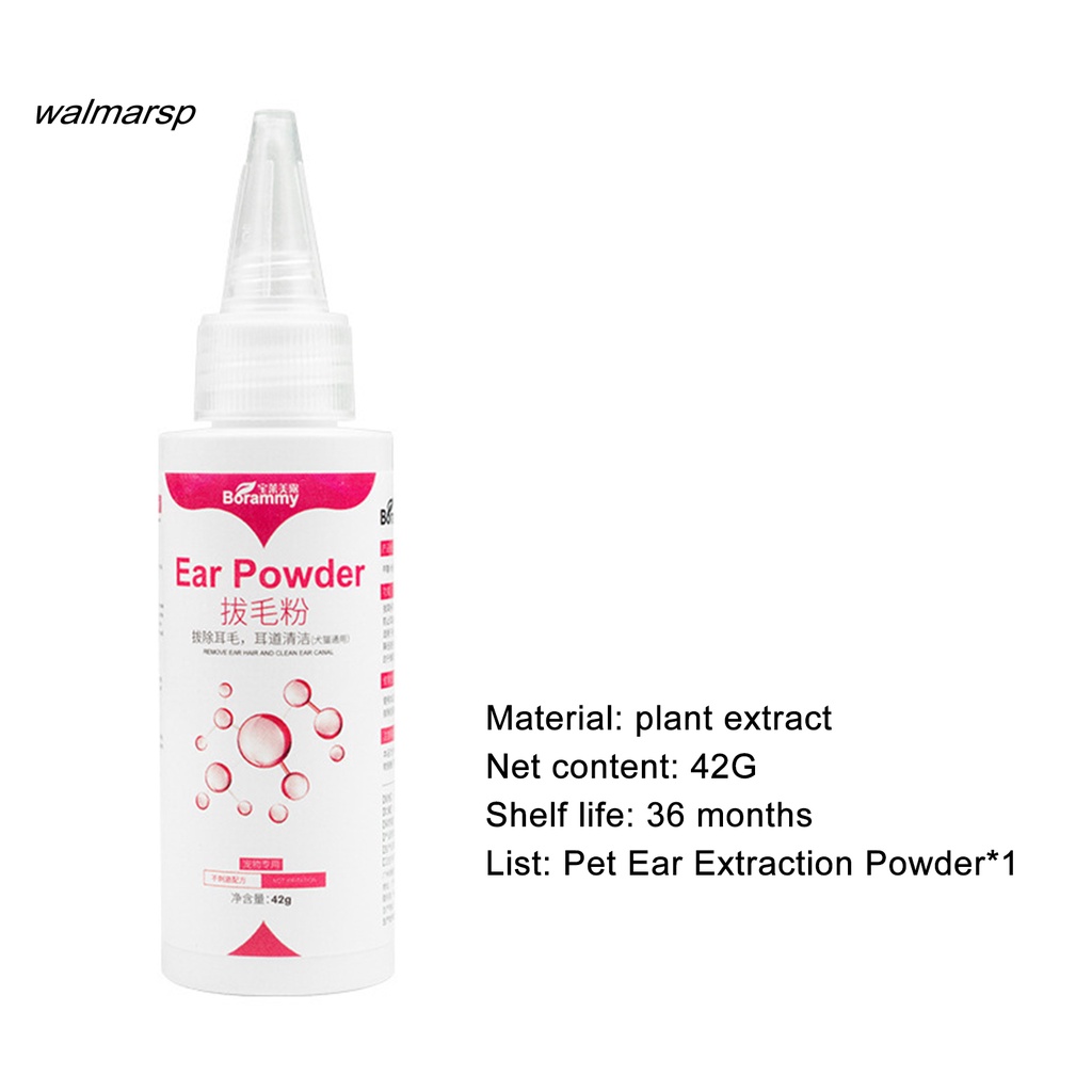Bột làm sạch tai dễ sử dụng tiện lợi dành cho thú cưng