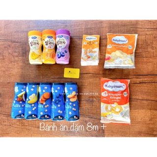 Bánh ăn dặm cho bé 8m
