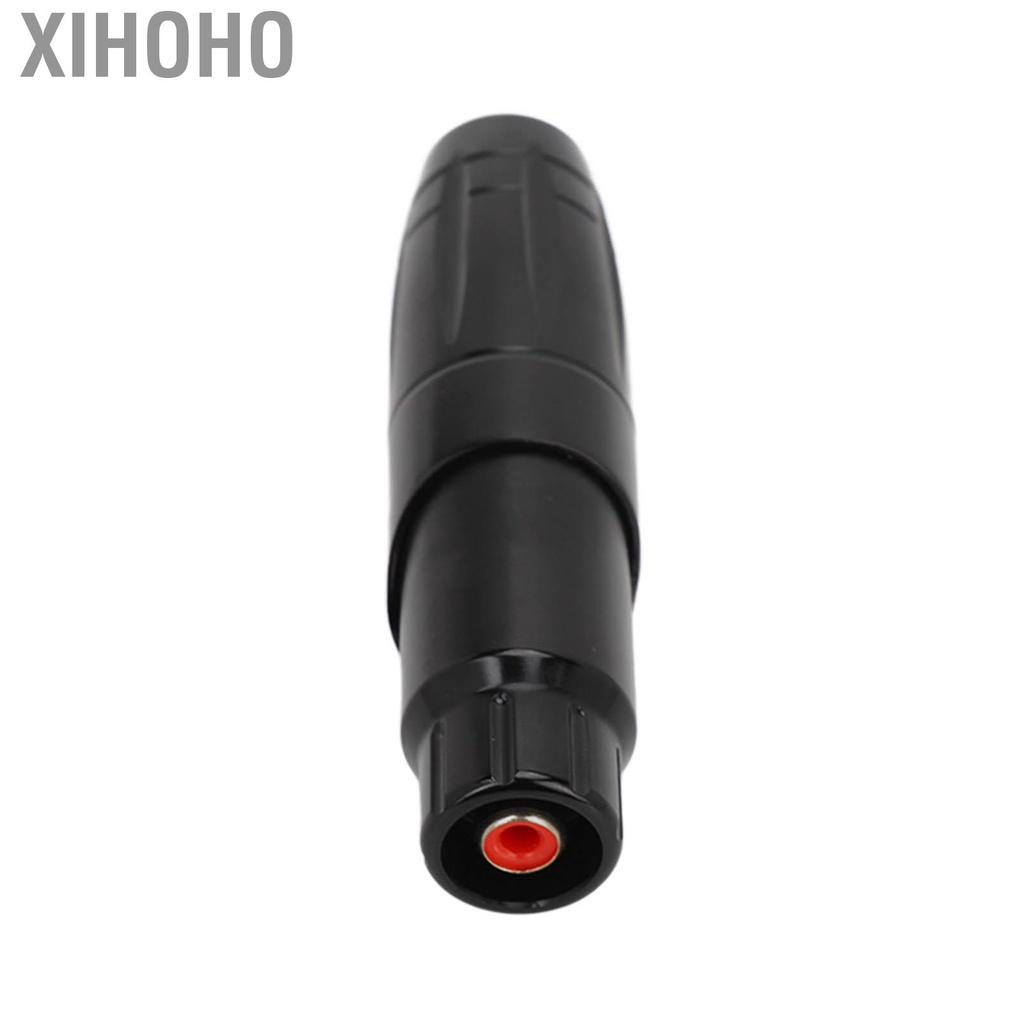 Xihoho Rotary Cartridges Tattoo Pen Aluminum Alloy Black Lightweight High Speed Adjustable Machine with RCA Cord