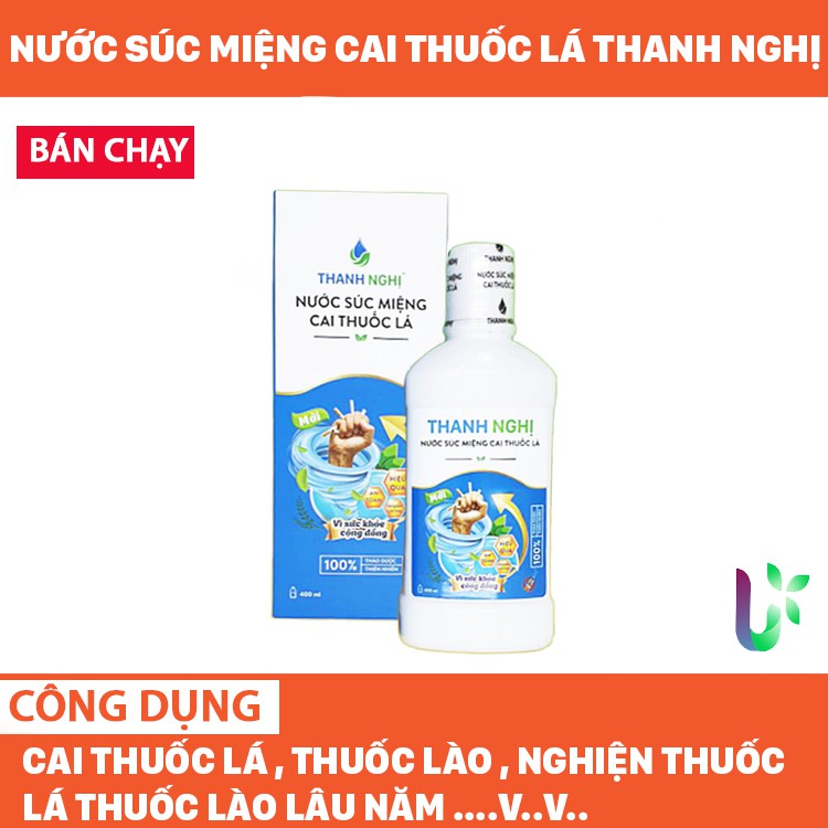 Nước súc miệng cai nghiện thuốc lá , thuốc lào cao cấp TCTL