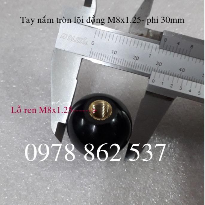 Tay nắm tròn lõi đồng M6,M8,M10,M12