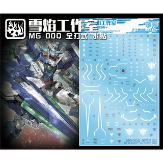 Decal nước MG 1/100 Gundam Qan T Full Saber SF7