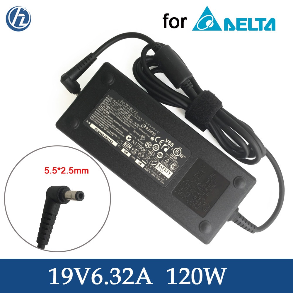 Bộ chuyển đổi AC 19V6.32A 120W cho Bộ sạc nguồn DELTA ADP-120MH D cho MSI GX600 / MS-163A GX720 / MS