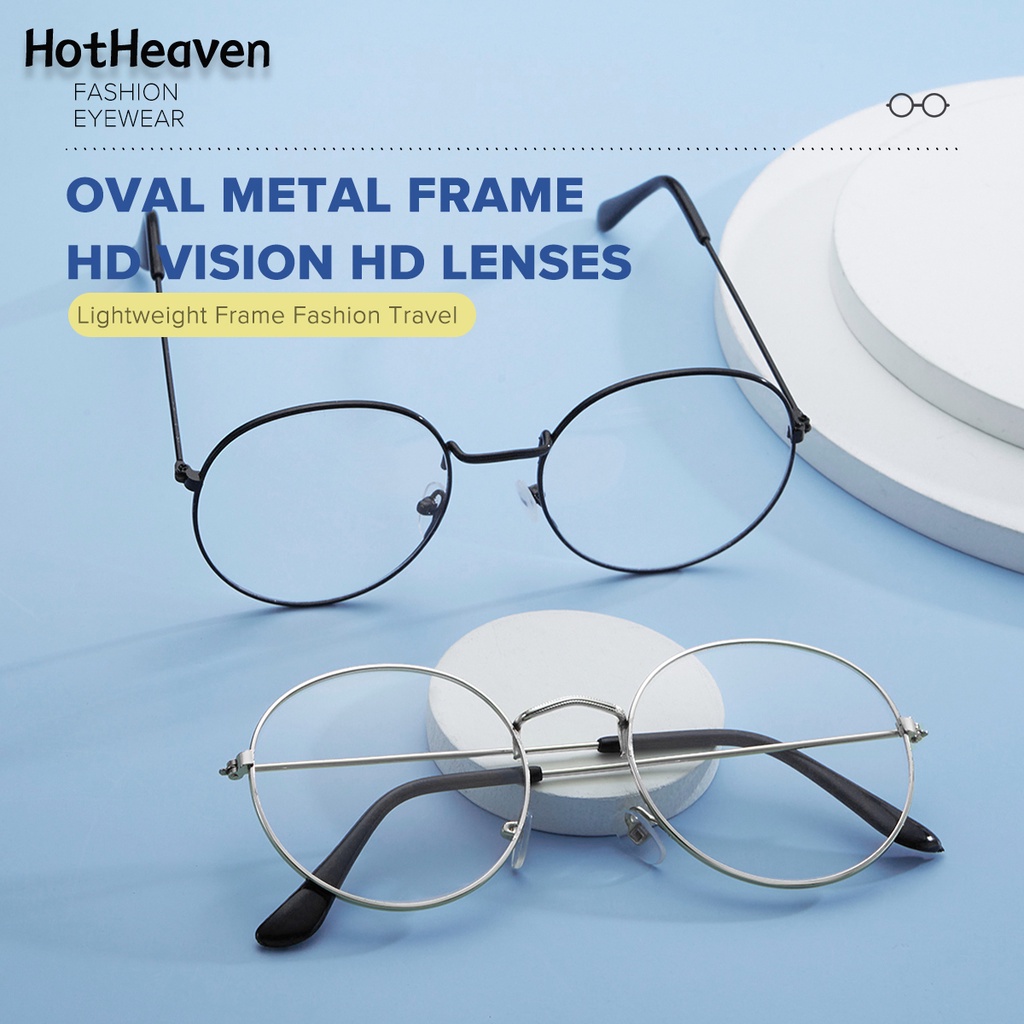 Kính Mát Gọng Oval Kim Loại 3 Màu Thời Trang