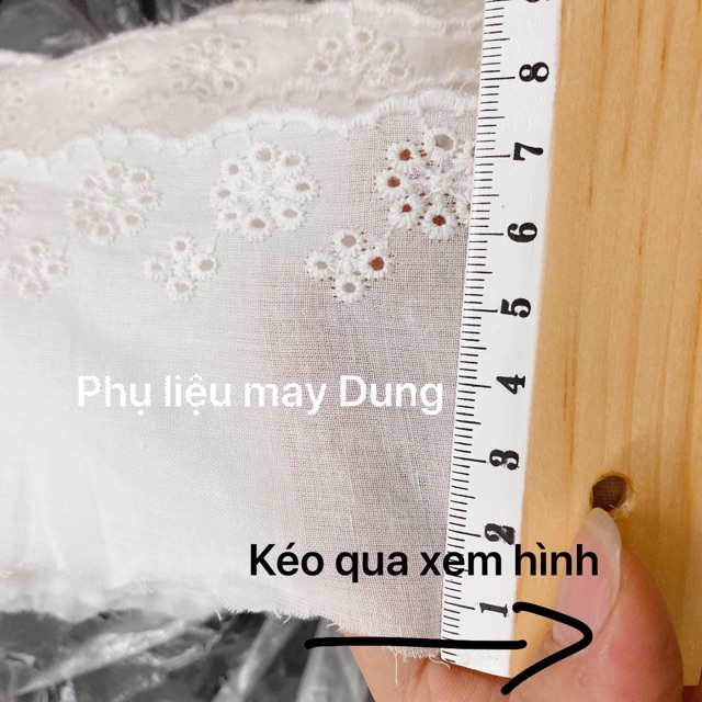 Ren vải bảng 7.5cm hoa 8 cánh