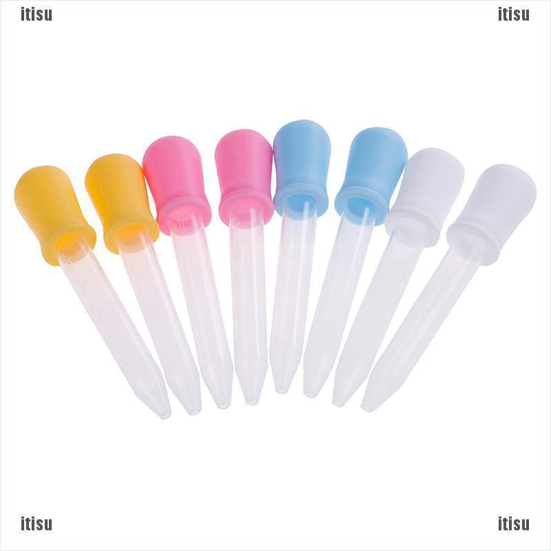 Set 2 Ống Bơm Chất Lỏng Bằng Silicone Cho Bé Uống Thuốc