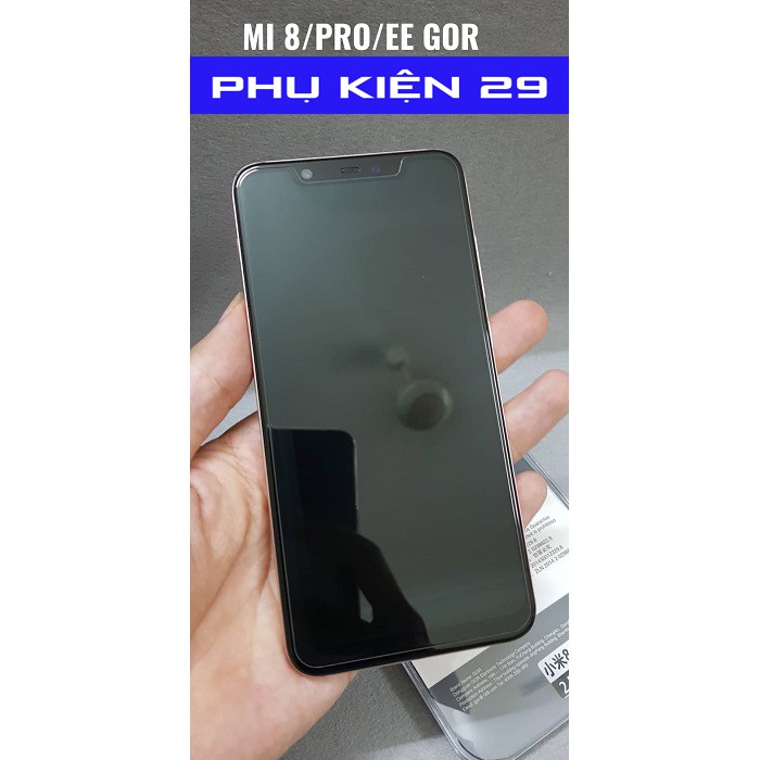 [Xiaomi Mi 8/Mi 8 Pro/Mi 9/Mi 9 SE] Kính cường lực cao cấp chống bám vân tay GOR
