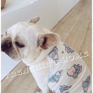ÁO 2 DÂY ÁO YẾM CHO CHÓ BULL/PUG CHÚ VOI DUMBO ( FRENCHIE'S SHIRT )