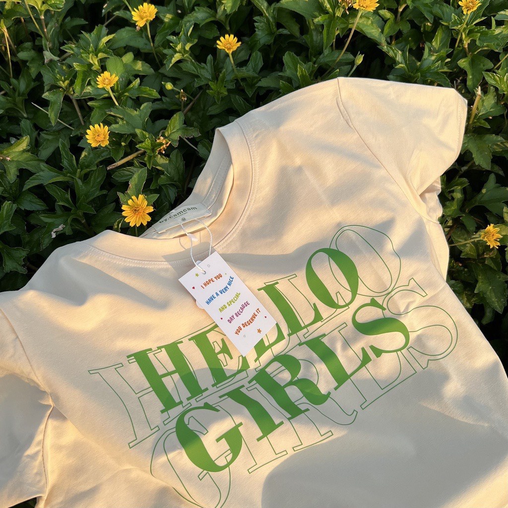 Áo Thun Croptop cotton 100% In Hình Siêu Đẹp Dưới 50 kg