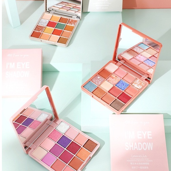 Bảng Phấn Mắt Lameila I'm Eye Shadow 16 ô- Phấn Mắt Hàng Nội Địa Trung HOT TRENDClovershop68 🍀🍀🍀 | BigBuy360 - bigbuy360.vn