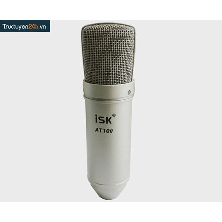 Micro thu âm – ISK AT100.bạc