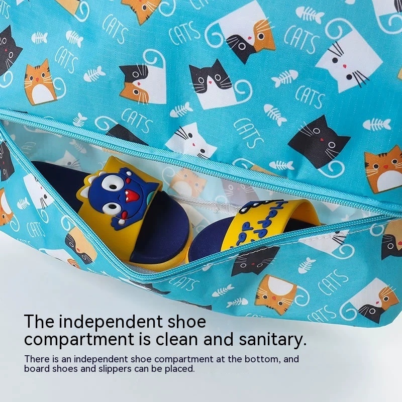 Balo Dây Rút Cỡ Lớn Chống Thấm Nước Đựng Đồ Khô / Ướt Tiện Dụng