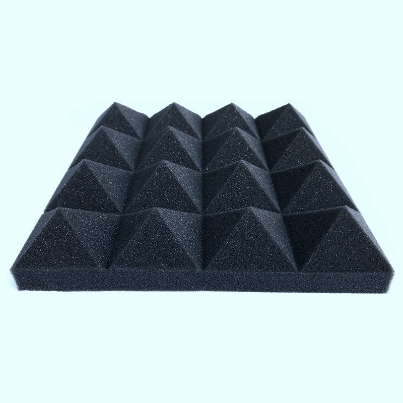 Set 12 miếng xốp dán tường phòng thu chống ồn hình kim tự tháp độc đáo tiện lợi